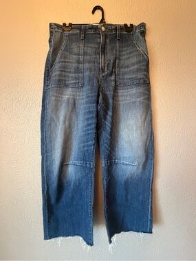 Relaxed Wide-Leg Women's Blue Denim Jeans